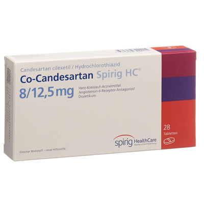 CO-CANDESARTAN Spirig HC Tabl 8/12.5mg 28 Stk