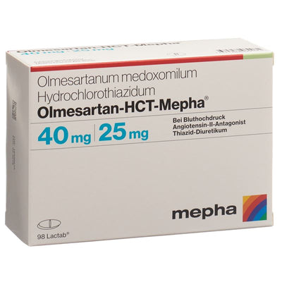 OLMESARTAN-HCT Mepha Filmtabl 40mg/25mg 98 Stk