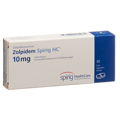 ZOLPIDEM Spirig HC Filmtabl 10 mg 30 Stk