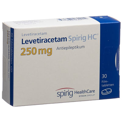 LEVETIRACETAM Spirig HC Filmtabl 250 mg 30 Stk