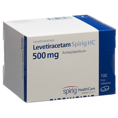 LEVETIRACETAM Spirig HC Filmtabl 500 mg 100 Stk