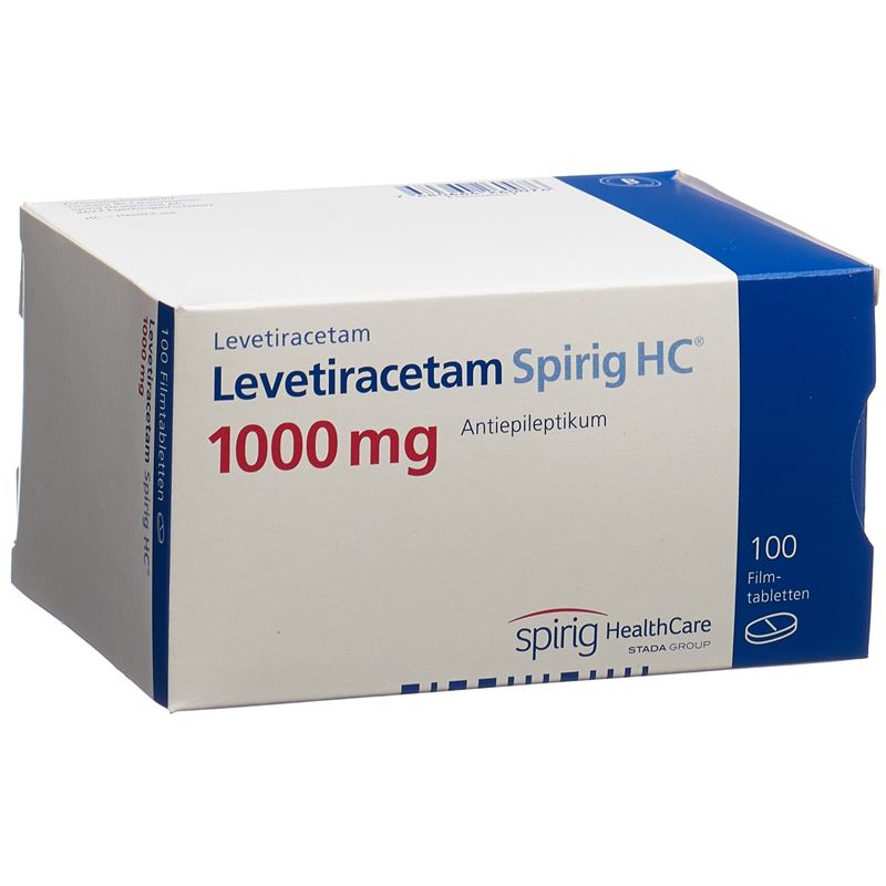 LEVETIRACETAM Spirig HC Filmtabl 1000 mg 100 Stk