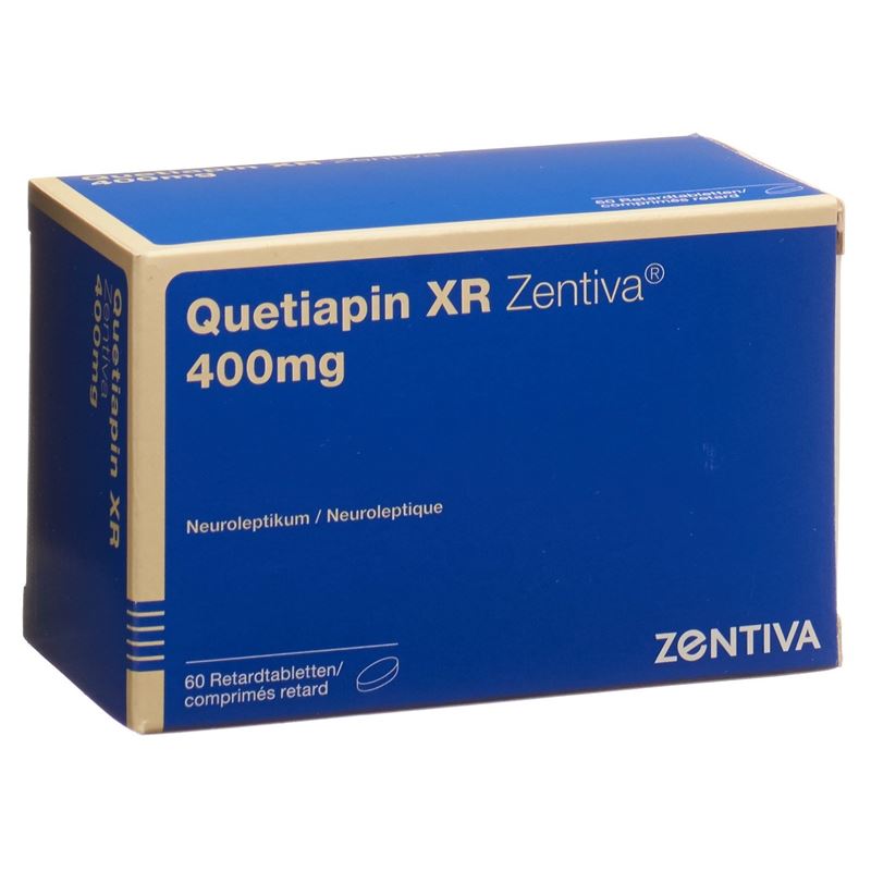 QUETIAPIN XR Zentiva Ret Tabl 400 mg 60 Stk