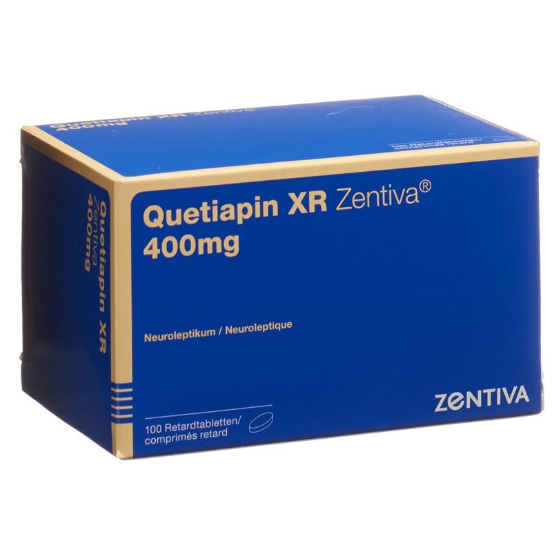 QUETIAPIN XR Zentiva Ret Tabl 400 mg 100 Stk