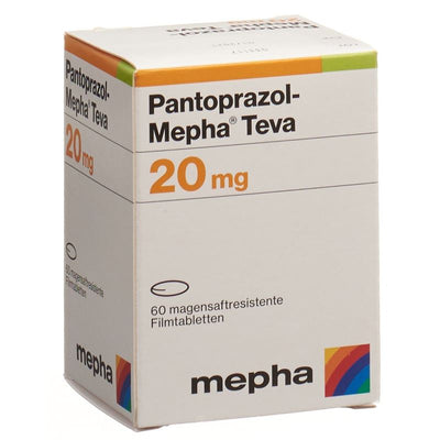 PANTOPRAZOL Mepha Teva Filmtabl 20 mg Ds 60 Stk