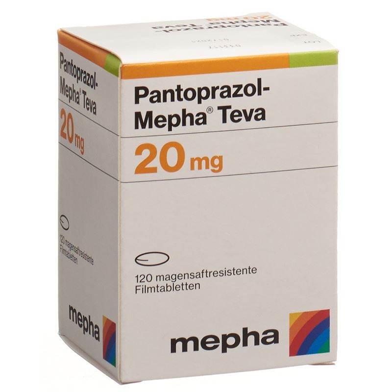 PANTOPRAZOL Mepha Teva Filmtabl 20 mg Ds 120 Stk