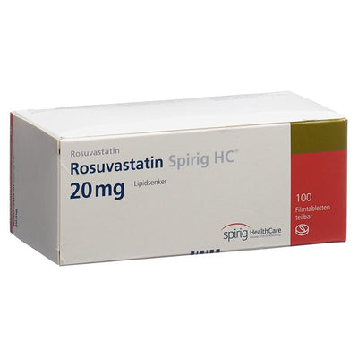 ROSUVASTATIN Spirig HC Filmtabl 20 mg 100 Stk