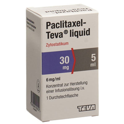 PACLITAXEL Teva liquid 30 mg/5ml Durchstf