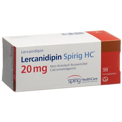 LERCANIDIPIN Spirig HC Filmtabl 20 mg 98 Stk