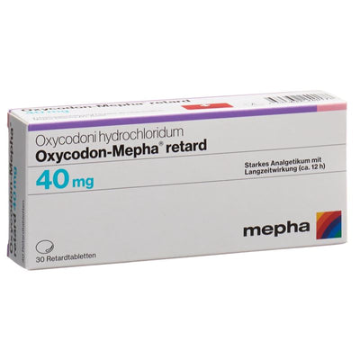 OXYCODON Mepha Ret Tabl 40 mg 30 Stk