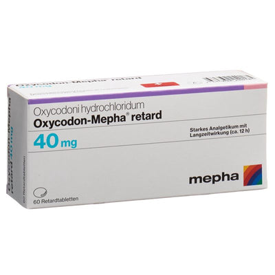 OXYCODON Mepha Ret Tabl 40 mg 60 Stk