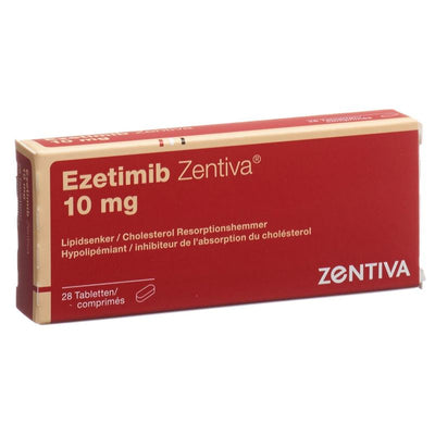 EZETIMIB Zentiva Tabl 10 mg 28 Stk