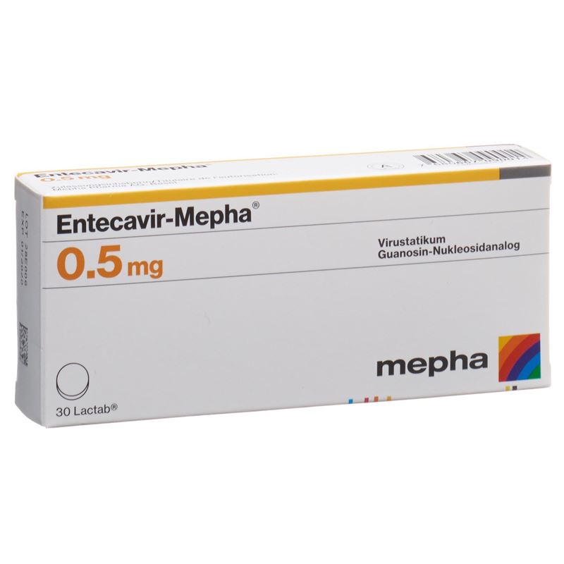 ENTECAVIR Mepha Lactab 0.5 mg 30 Stk