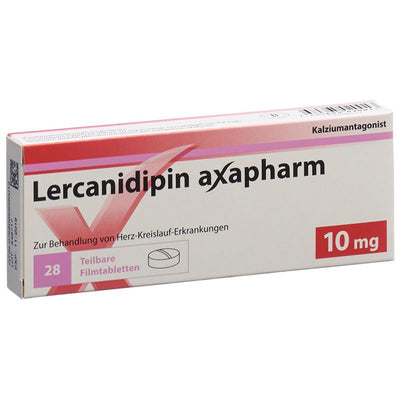 LERCANIDIPIN Axapharm Filmtabl 10 mg 28 Stk