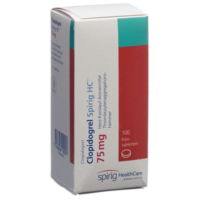 CLOPIDOGREL Spirig HC Filmtabl 75 mg Ds 100 Stk