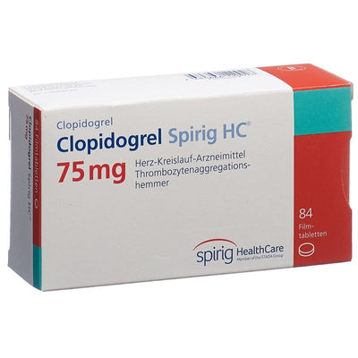 CLOPIDOGREL Spirig HC Filmtabl 75 mg 84 Stk