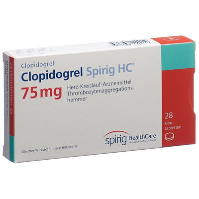 CLOPIDOGREL Spirig HC Filmtabl 75 mg 28 Stk