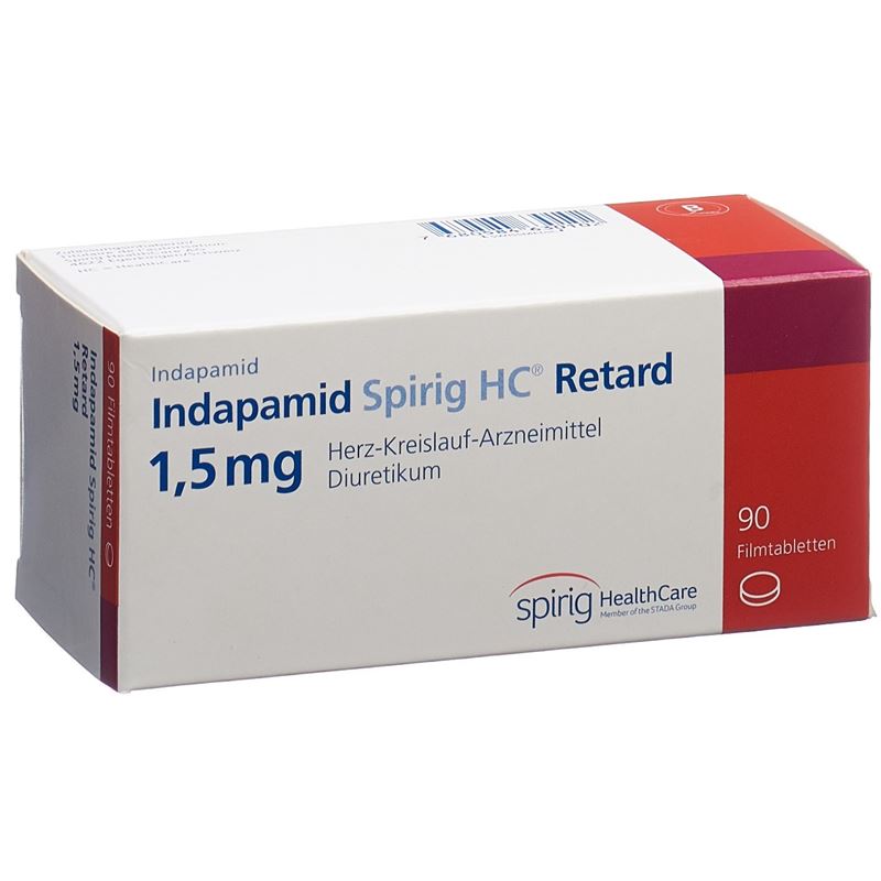 INDAPAMID Spirig HC Ret Filmtabl 1.5 mg 90 Stk