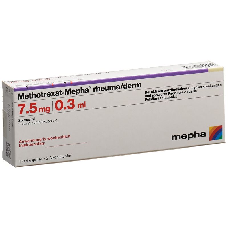 METHOTREXAT Mepha rheuma/derm 7.5 mg/0.3ml