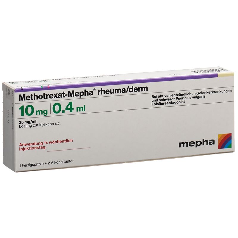 METHOTREXAT Mepha rheuma/derm 10 mg/0.4ml