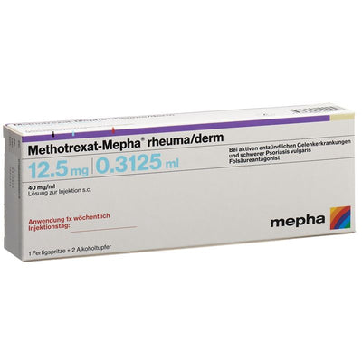 METHOTREXAT Mepha rheuma/derm 12.5 mg/0.3125ml