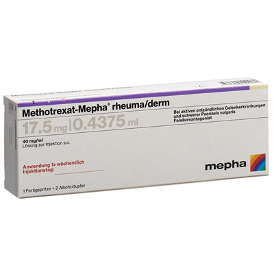 METHOTREXAT Mepha rheuma/derm 17.5 mg/0.4375ml