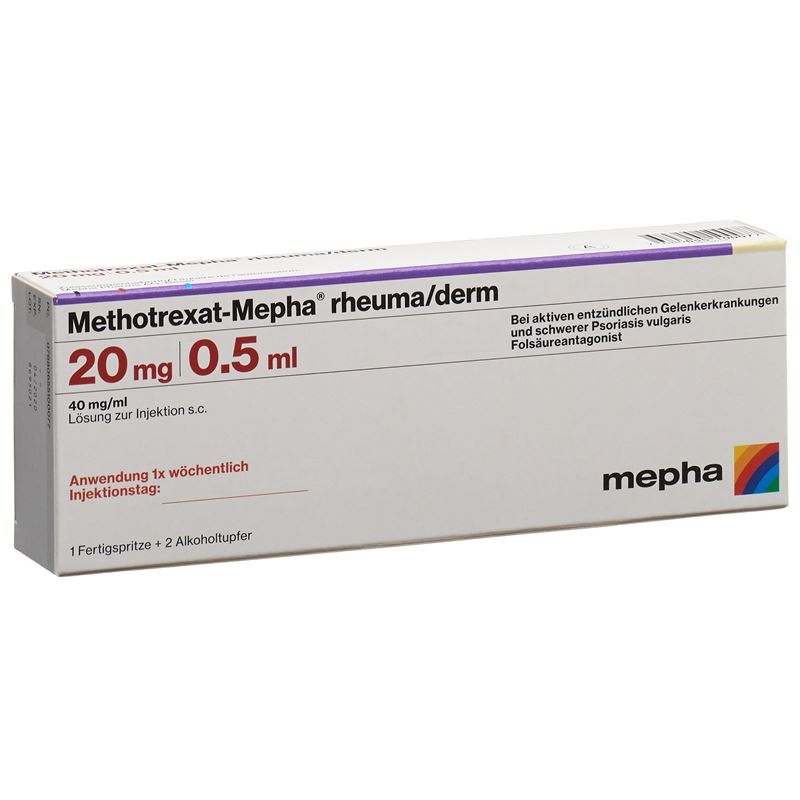 METHOTREXAT Mepha rheuma/derm 20 mg/0.5ml