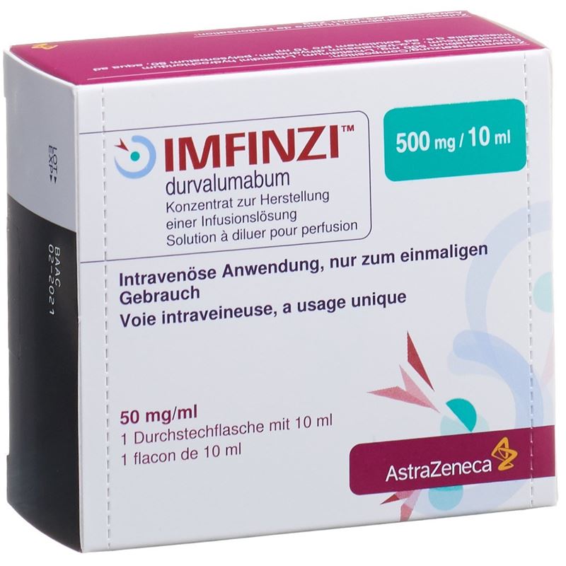 IMFINZI Inf Konz 500 mg/10ml Durchstf 10 ml