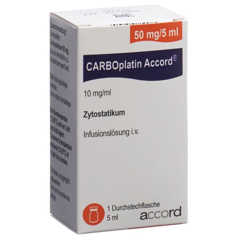 CARBOPLATIN Accord 50 mg/5ml Durchstf 5 ml