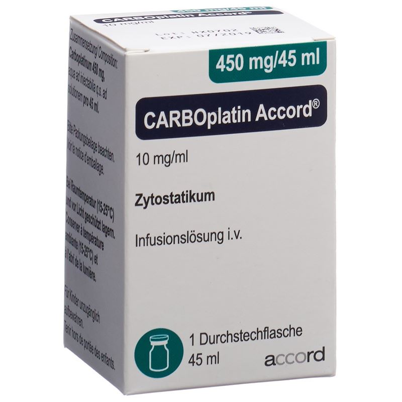 CARBOPLATIN Accord 450 mg/45ml Durchstf 45 ml