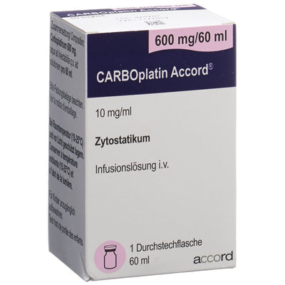 CARBOPLATIN Accord 600 mg/60ml Durchstf 60 ml