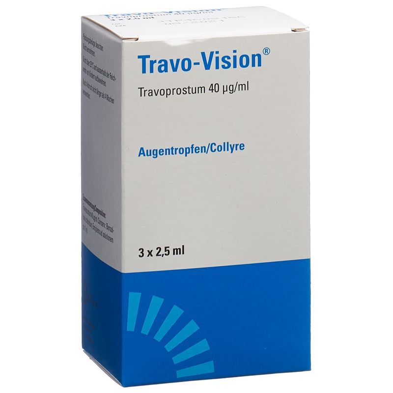 TRAVO-VISION Gtt Opht 40 mcg/ml 3 Fl 2.5 ml