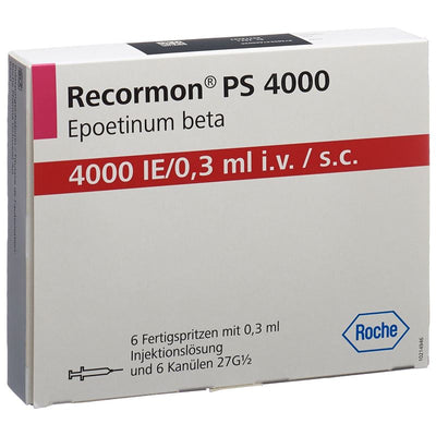 RECORMON PS 4000 IE/0.3ml Nadelsch Fertspr 6 Stk