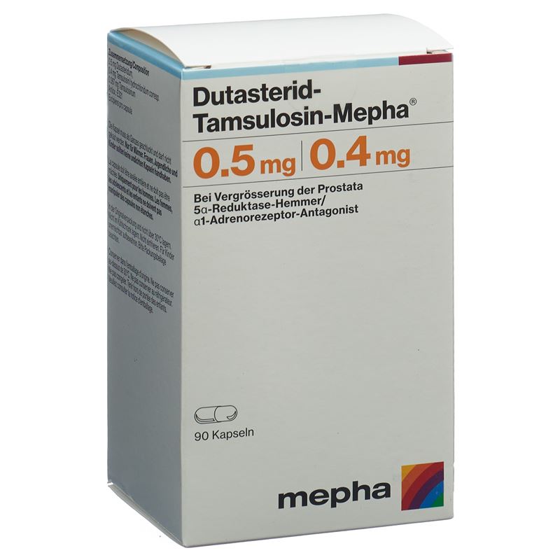 DUTASTERID Tamsulosin Mepha Kaps 0.5/0.4mg 90 Stk