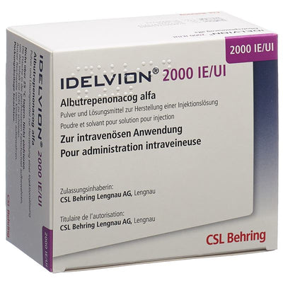 IDELVION Trockensub 2000 IE c Solv + Set Durchstf