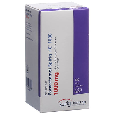 PARACETAMOL Spirig HC Filmtabl 1000 mg Ds 100 Stk