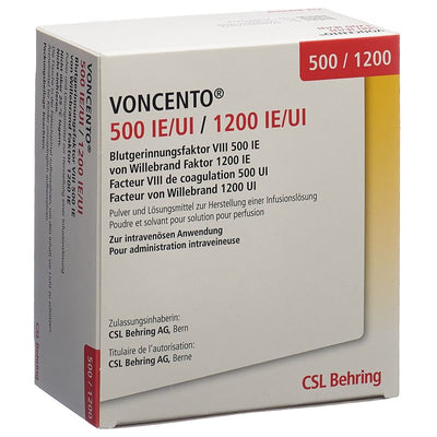 VONCENTO 500 I.E./1200 I.E. cum Solv 5 ml