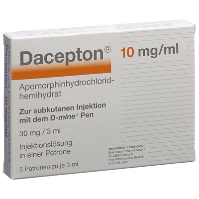 DACEPTON Inj Lös 30 mg/3ml 5 Patrone 3 ml