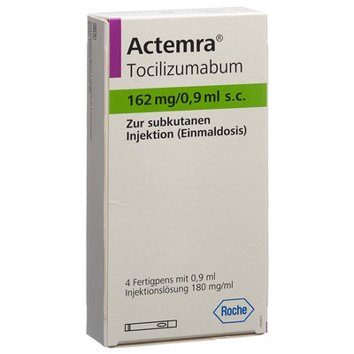 ACTEMRA Inj Lös 162 mg/0.9ml Fertigpen 4 Stk