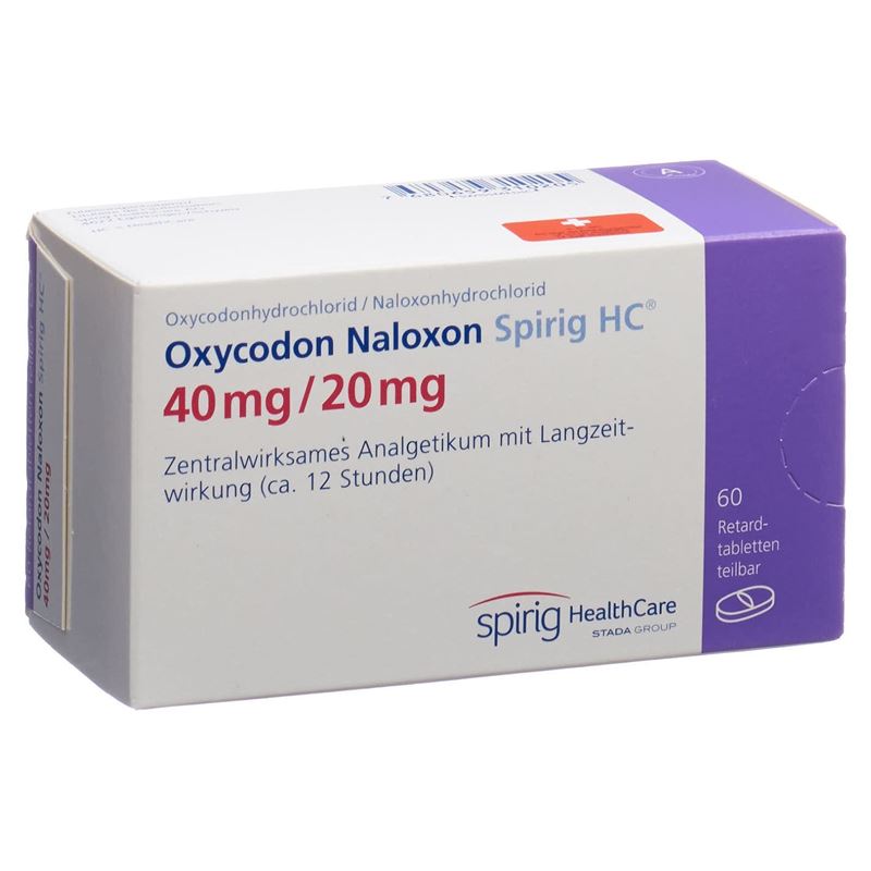 OXYCODON NALOXON Spirig HC Ret Tabl 40/20mg 60 Stk