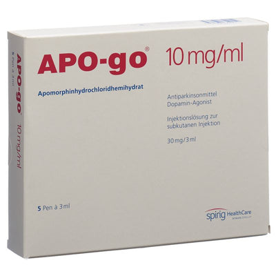 APO-GO Inj Lös 30 mg/3ml Pen 5 x 3 ml