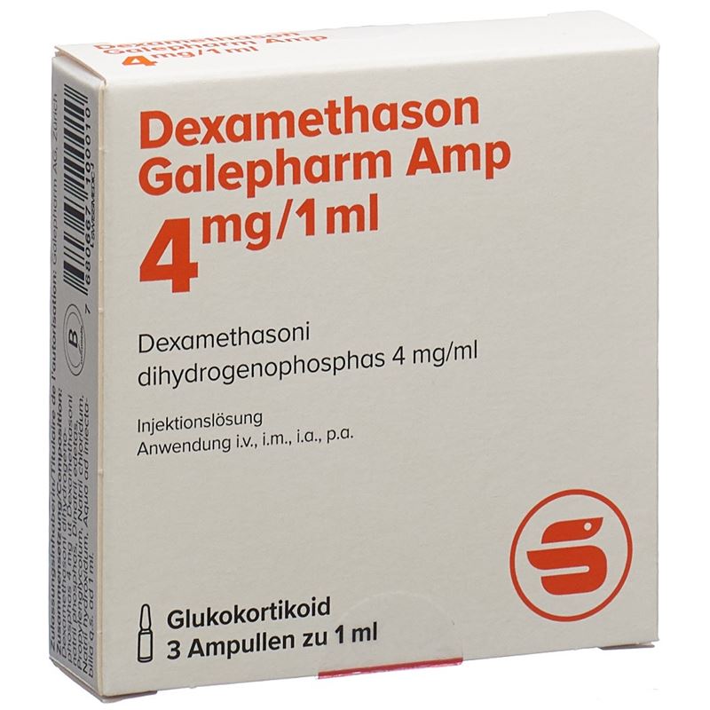 DEXAMETHASON Galepharm Amp 4 mg/ml 3 x 1 ml