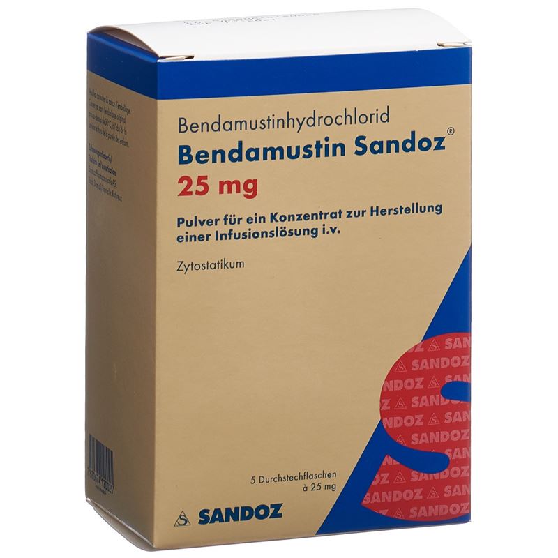 BENDAMUSTIN Sandoz Trockensub 25 mg 5 Stk