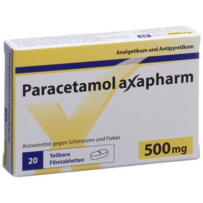 PARACETAMOL axapharm Filmtabl 500 mg 20 Stk