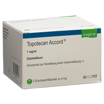 TOPOTECAN Accord Inf Konz 4 mg/4ml Durchstf 5 Stk