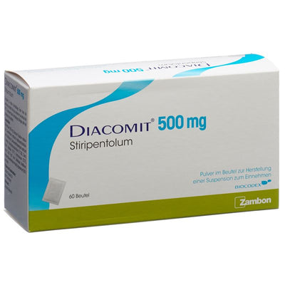 DIACOMIT Plv 500 mg f Susp Btl 60 Stk