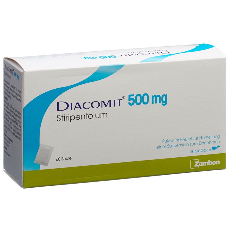 DIACOMIT Plv 500 mg f Susp Btl 60 Stk