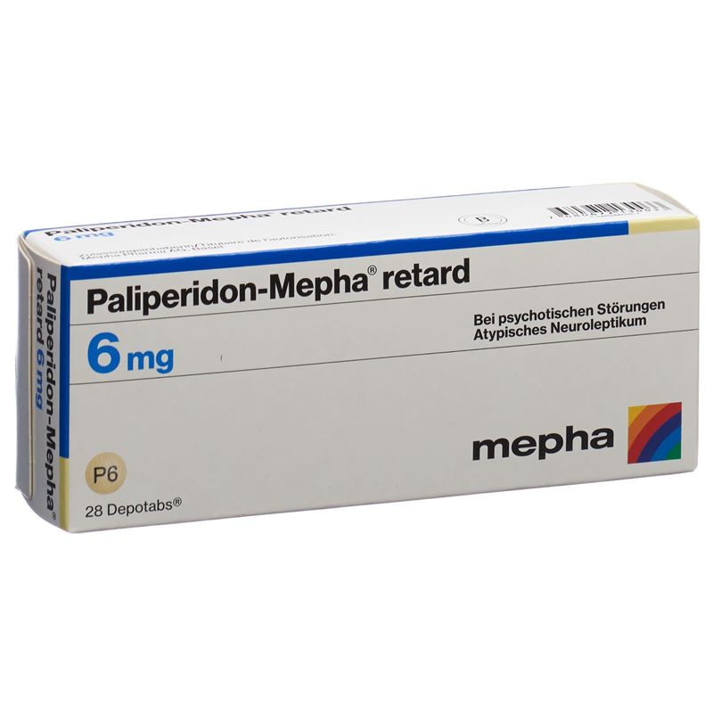 PALIPERIDON Mepha retard Ret Tabl 6 mg 28 Stk