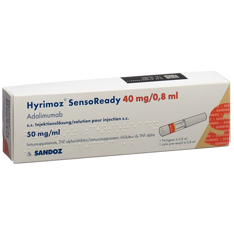 HYRIMOZ SensoReady 40 mg/0.8ml Fertpen 0.8 ml