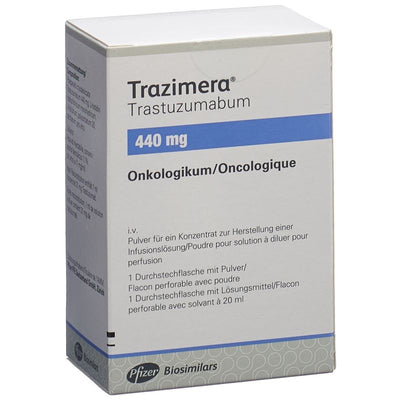 TRAZIMERA Trockensub 440 mg c Solv Durchstf